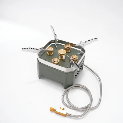 Windproof camping stove, ensuring reliable outdoor cooking in any weather