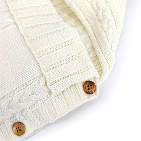 Ultra-soft acrylic infant swaddle blanket wrap, plush comfort for newborns. A cozy baby essential.