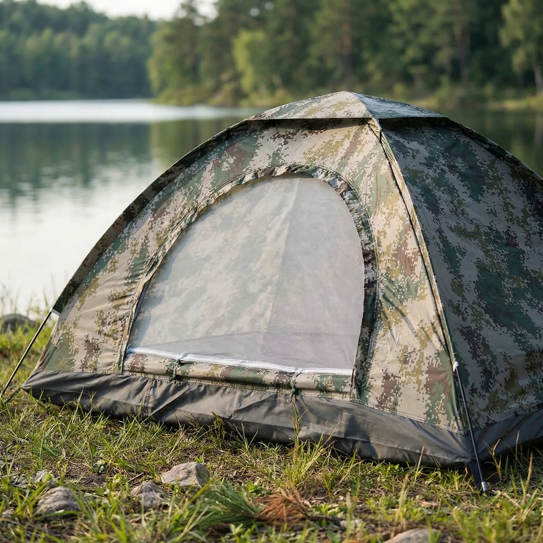 Ultralight 1-2 person dome camping tent, portable & lightweight for backpacking, hiking, and outdoor adventures.