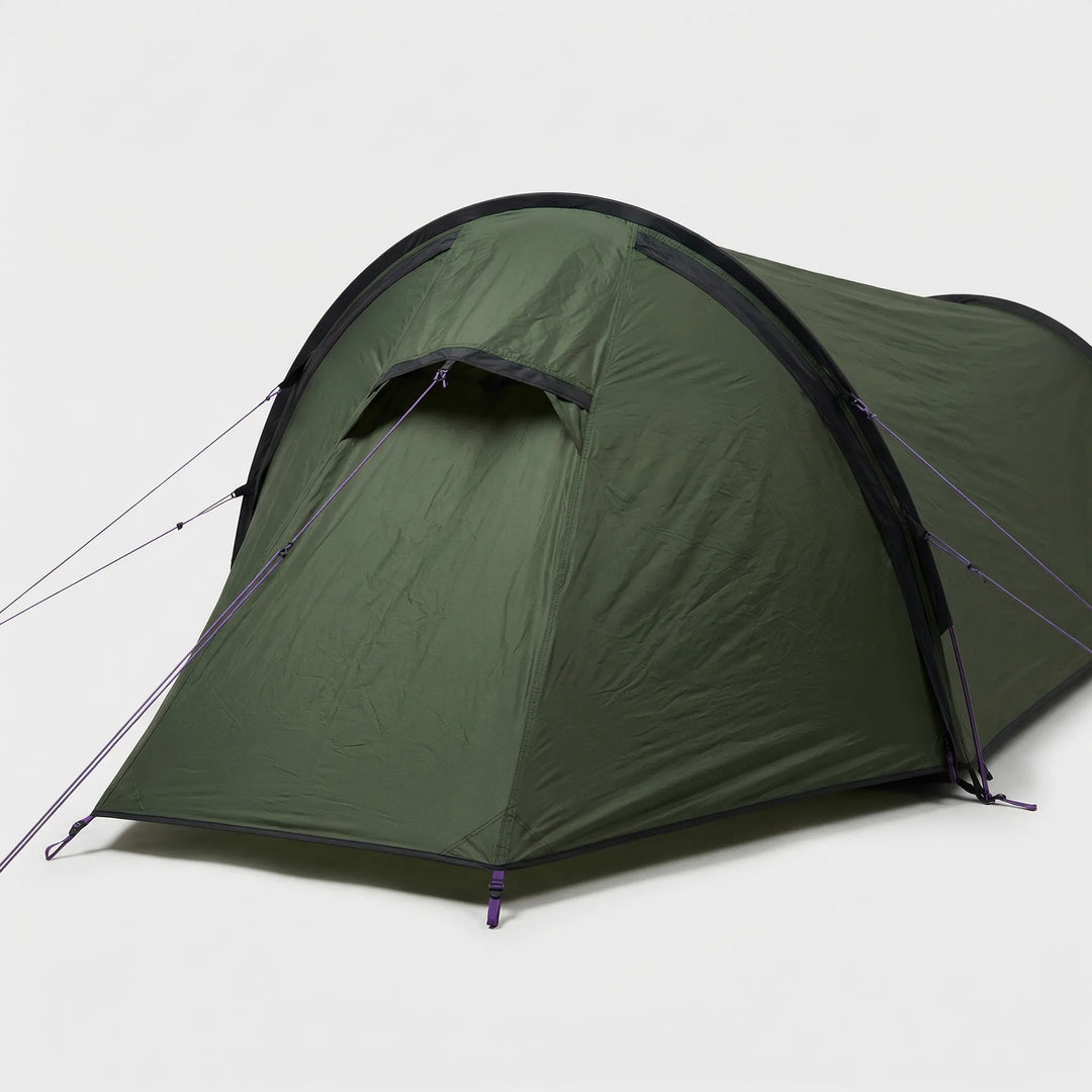 Compact 1-person tunnel backpacking tent for solo adventures. Ultralight & easy setup for hikers & campers.