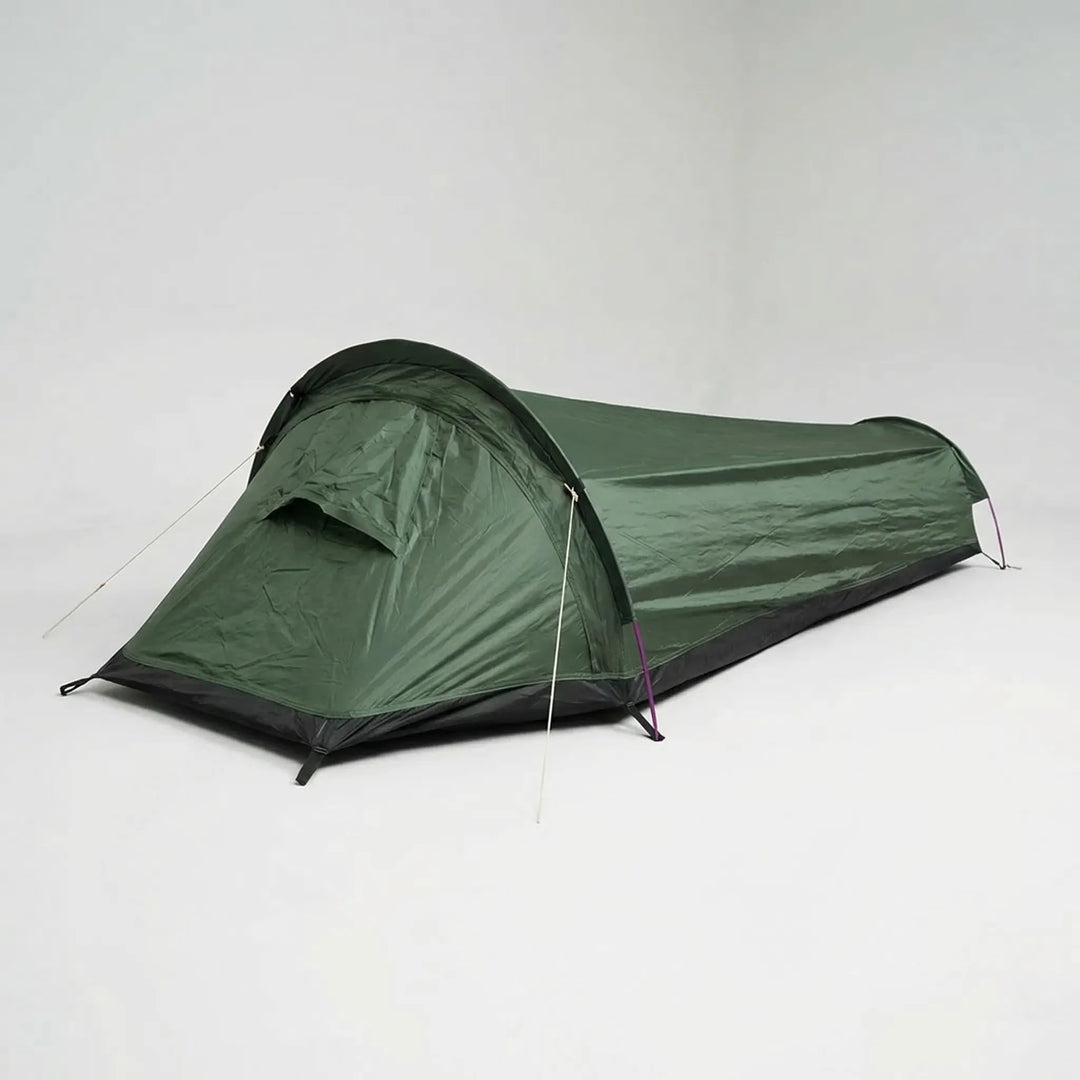 Compact 1-person tunnel backpacking tent. Ultralight, waterproof & 3-season outdoor gear for solo adventures.