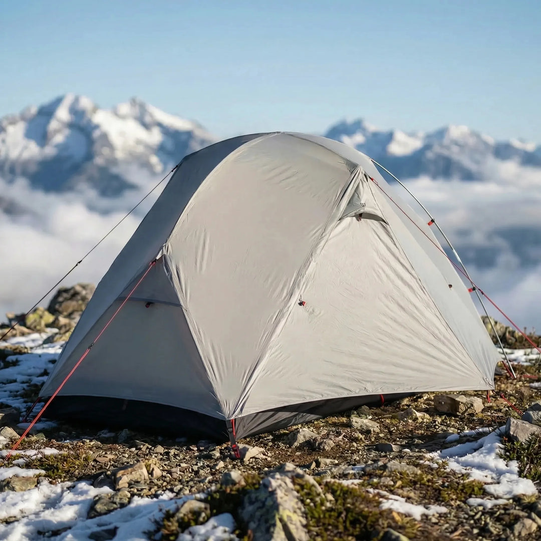Ultralight 1-person hiking tent for backpacking. Compact, durable solo shelter for 3-season outdoor adventures.