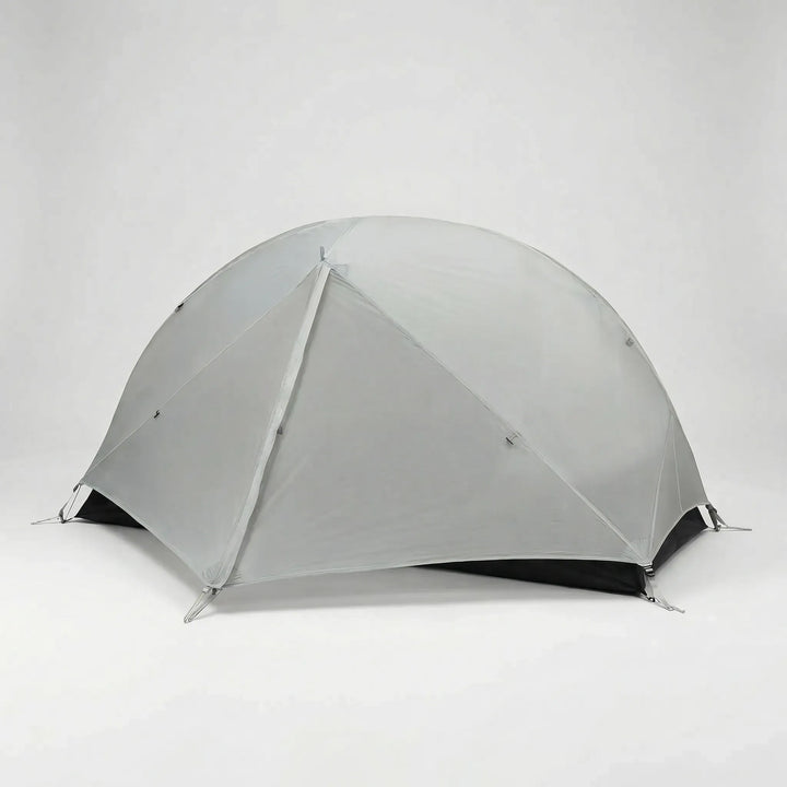 Compact ultralight 1-person hiking tent packed for backpacking. Lightweight camping gear for solo adventure portability.