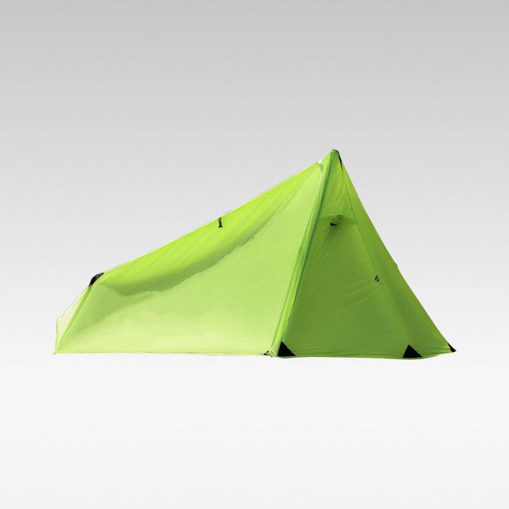 Ultralight 1-person trekking pole tent for backpacking, portable camping shelter