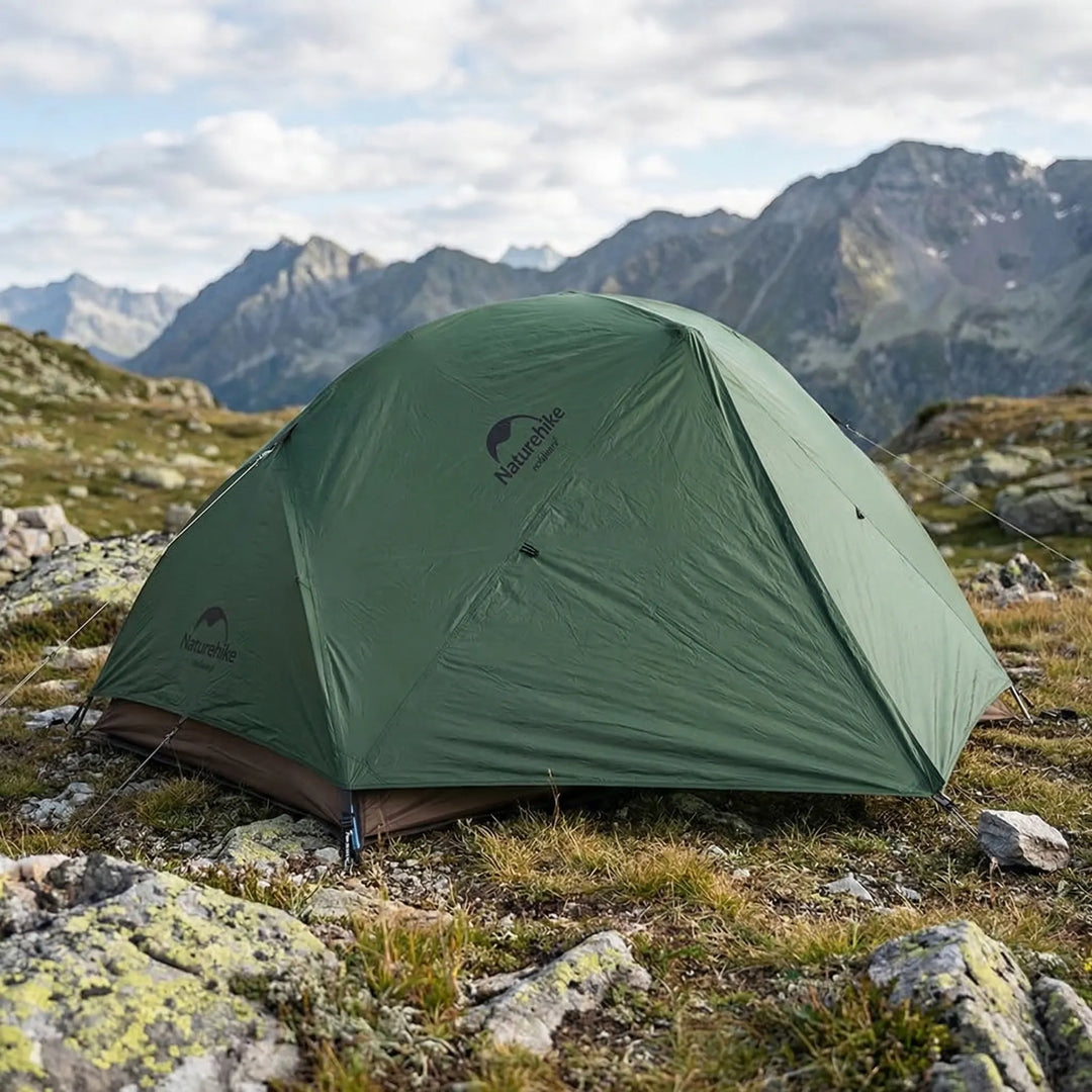 Ultralight 2-person 3-season dome tent for hiking, camping & backpacking. Compact outdoor shelter.