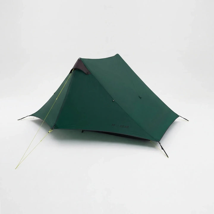 Ventilation detail on ultralight 2-person trekking tent. Essential for comfortable backpacking & camping.