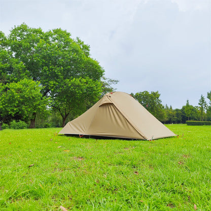 Spacious 2-person ultralight camping tent, waterproof for outdoor shelter