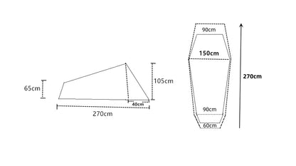 Experience comfort with this 2-person ultralight tunnel tent, 1.58kg luxury.