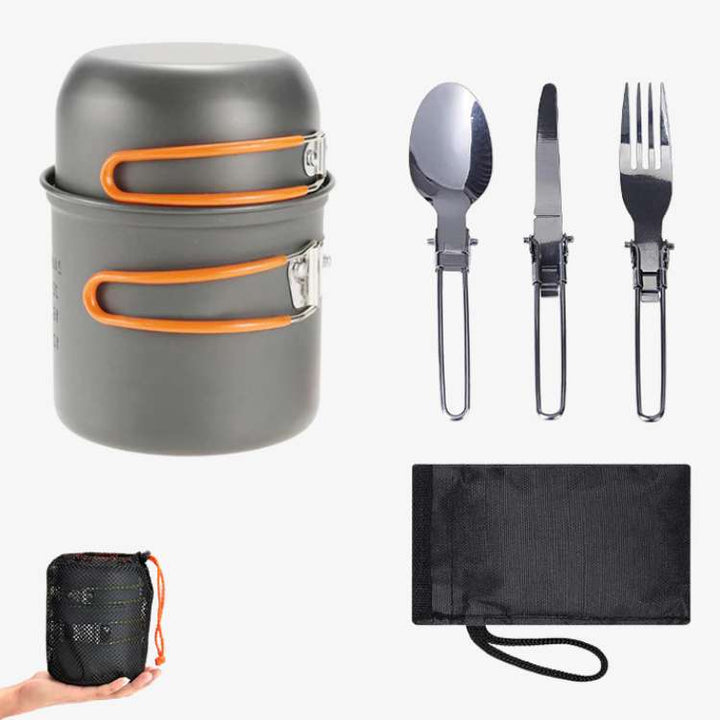 Durable ultralight camping cooking gear, perfect for backpacking, hiking, and remote camp cooking.