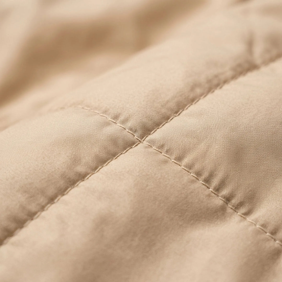 Compact ultralight sleeping bag, perfect for cool night camping, hiking, and travel. Outdoor adventure essential.