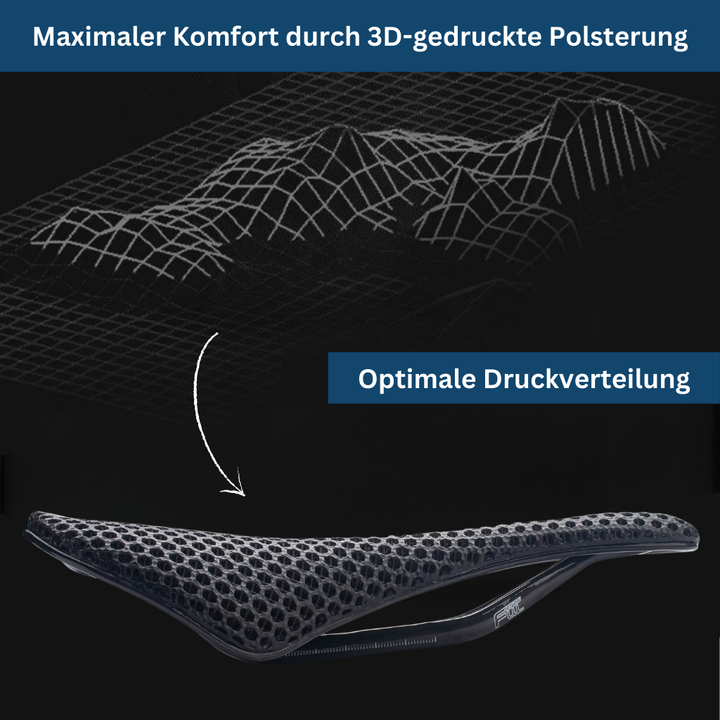Ergonomic carbon fiber bike saddle, ultralight design suitable for all bicycle types