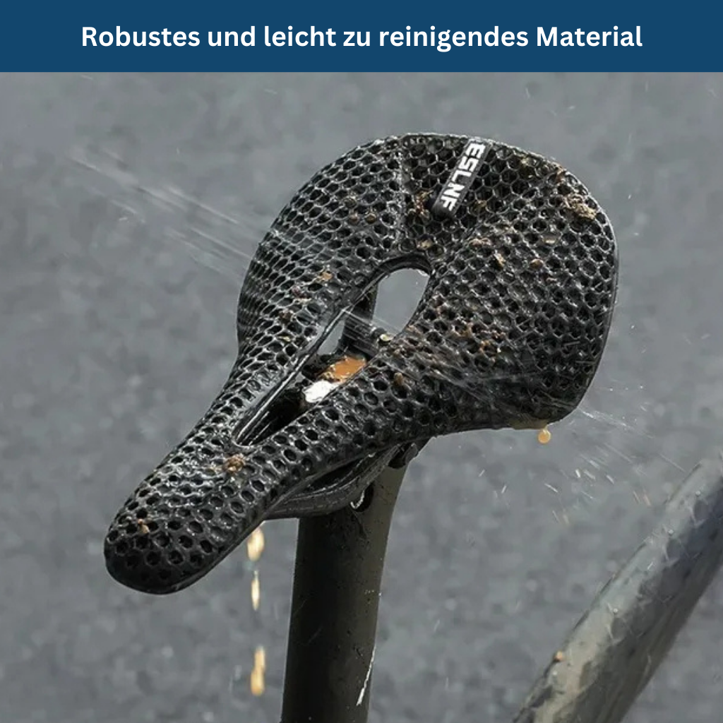 MTB carbon fiber bike saddle, ultralight and ergonomic design for off-road cycling comfort