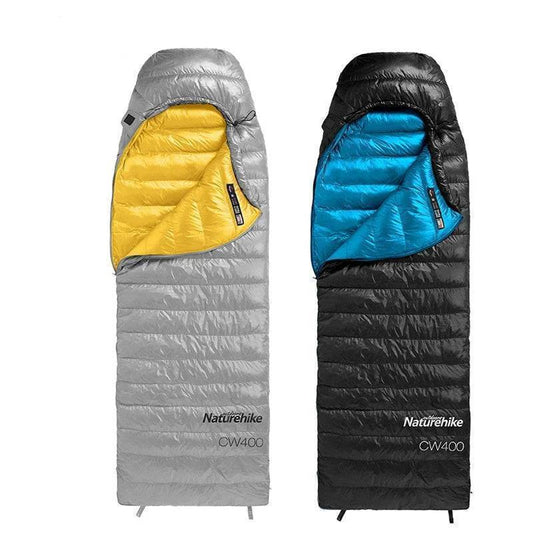 Ultralight duck down sleeping bag for winter camping, portable & warm outdoor gear for survival