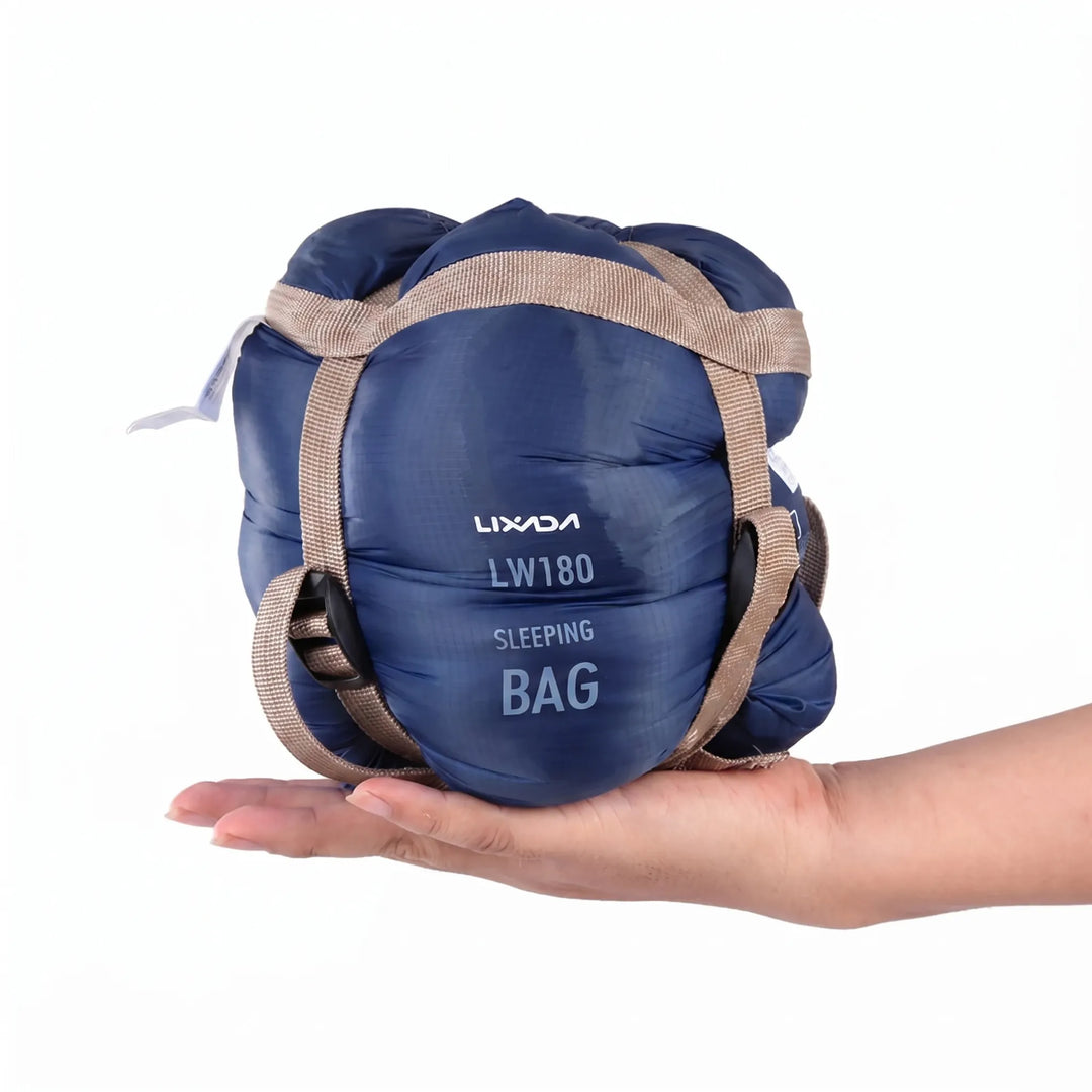 Versatile ultralight envelope sleeping bag for adults, compact & portable for any outdoor trip.