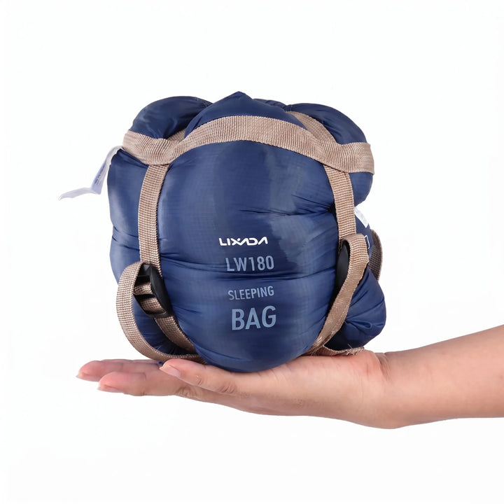 Versatile ultralight envelope sleeping bag for adults, compact & portable for any outdoor trip.