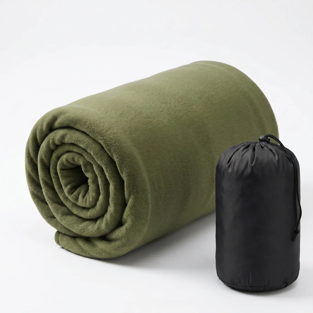 Stay warm with this ultralight fleece sleeping bag liner for comfortable camping & travel.