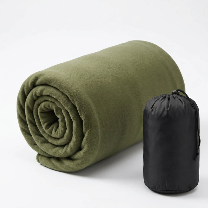 Stay warm with this ultralight fleece sleeping bag liner for comfortable camping & travel.