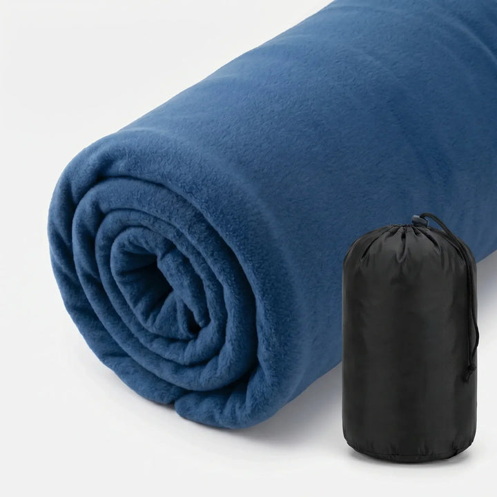 Soft fleece sleeping bag liner, ultralight and cozy for all your travel and camping needs.