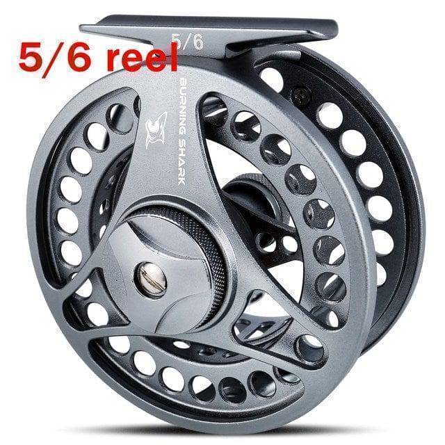 Full shot of the ultralight fly fishing rod and reel combo, showcasing its sleek design for anglers.