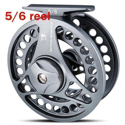 Full shot of the ultralight fly fishing rod and reel combo, showcasing its sleek design for anglers.