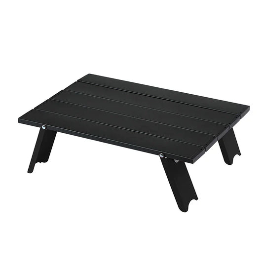 Ultralight folding camping picnic table, compact aluminum for backpacking & outdoor use