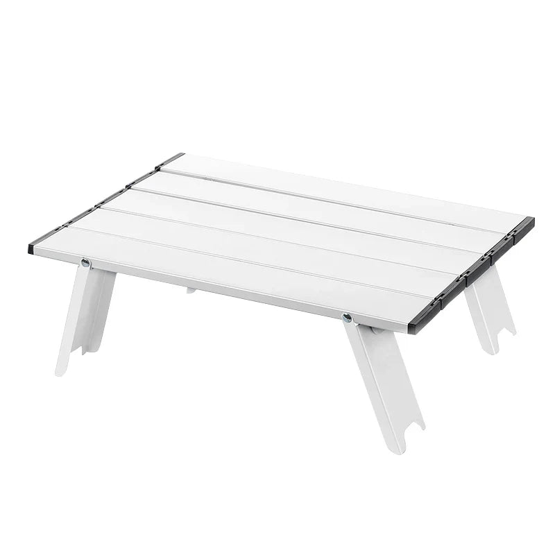 Folding outdoor picnic table, easy setup for camping, travel, and backyard gatherings