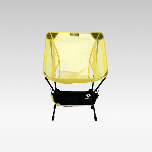 Ultralight folding mesh chair for camping, portable outdoor gear with compact design