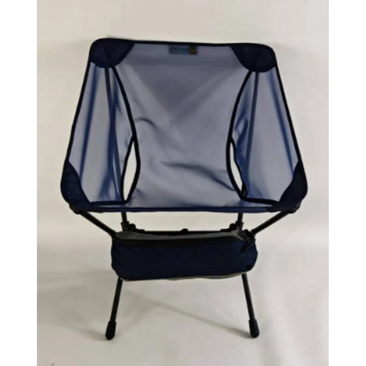 Folding outdoor chair, ultralight and compact, featuring breathable mesh for comfort