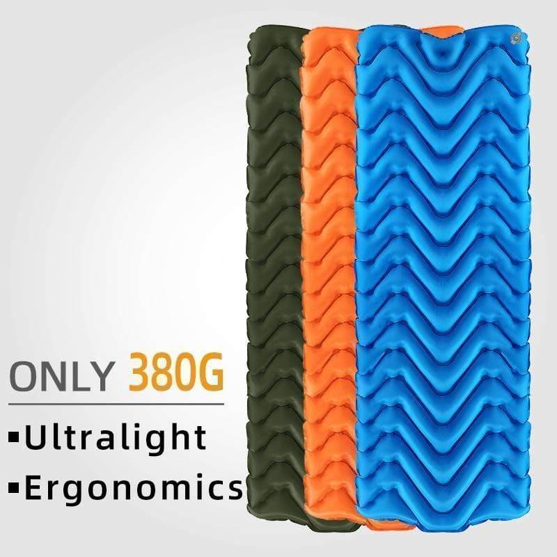 Ultralight inflatable camping sleeping mat for comfortable outdoor adventures and backpacking