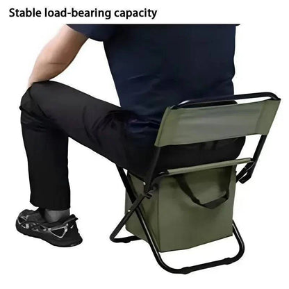 Compact folding moon chair for hiking; ideal portable seating for beach, picnic, or garden