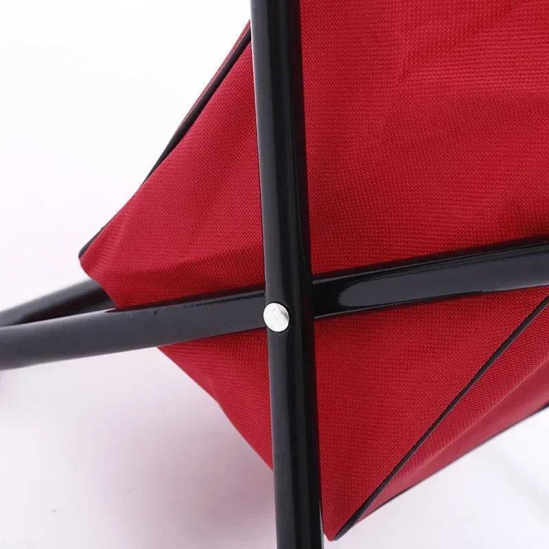 Folding camping chair, ergonomic moon design, easily transportable for outdoor adventures