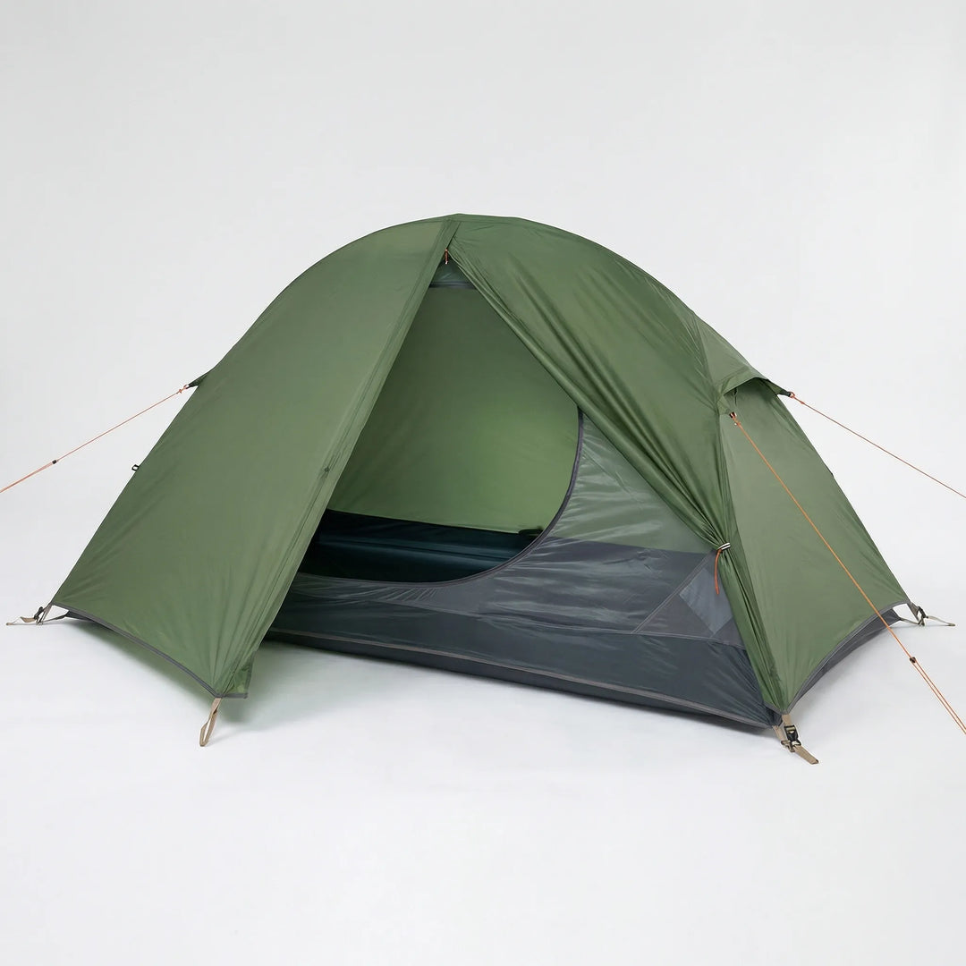 Durable ultralight solo dome tent. Essential outdoor gear for 3-season backpacking, camping, & hiking adventures.
