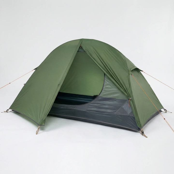Durable ultralight solo dome tent. Essential outdoor gear for 3-season backpacking, camping, & hiking adventures.