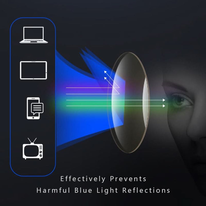 Unisex ultralight progressive reading glasses, perfect daily eyewear for all-distance vision correction.