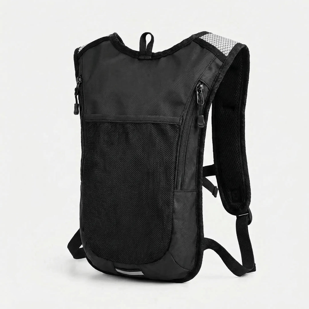 Lightweight 10L hydration backpack for cycling, trail running, & outdoor sports. Unisex design, water reservoir ready.