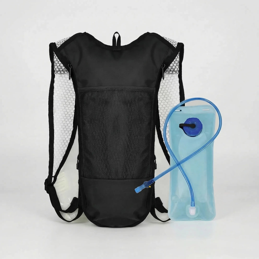 10L unisex cycling hydration backpack, perfect for outdoor trail biking. Lightweight sports water pack for adventurers.