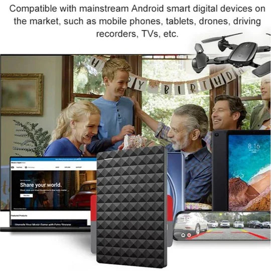 High-performance 10TB portable external hard drive with ultra-fast USB 3.0 for efficient data backup and storage.