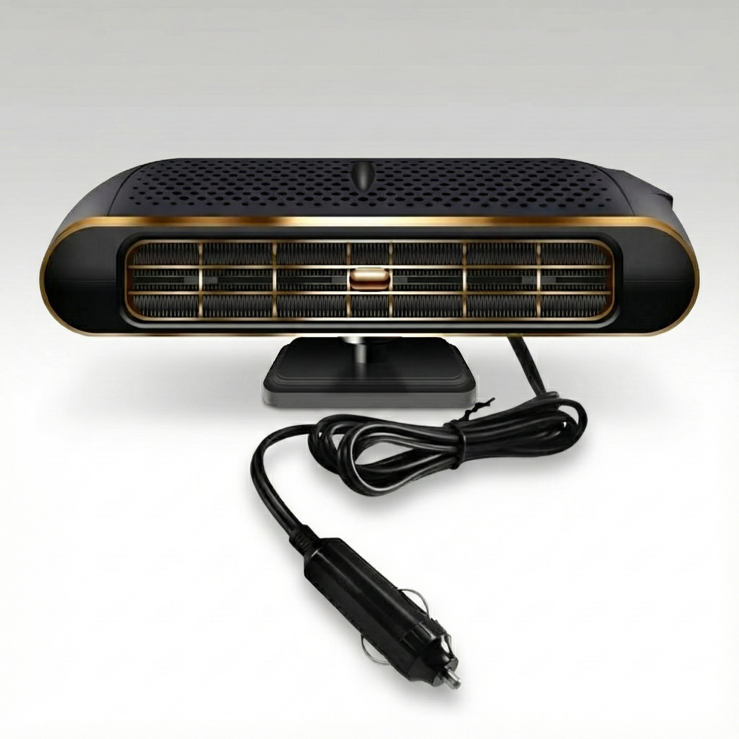 Unisex 12V portable car heater & defroster for winter driving, front view