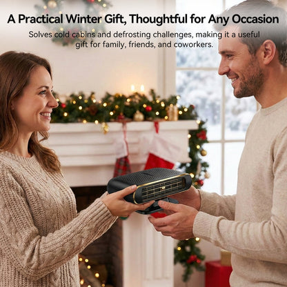 Portable 12V car heater, ideal windshield defogger for clear winter driving
