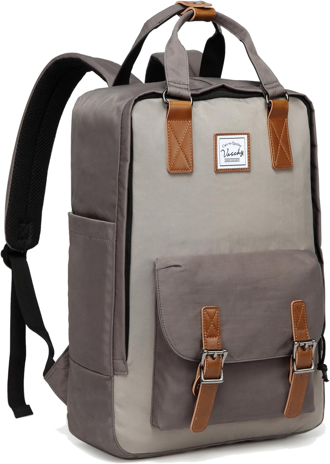 Unisex 15.6" water-resistant laptop backpack with multiple organizer pockets for daily commute & travel.