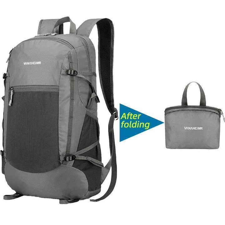 Stylish 18L ultralight travel backpack, perfect for carrying essentials on the go, in red