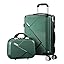Secure TSA lock on this 2-piece hard shell luggage set, smooth 360° spinner wheels make travel easy for unisex.