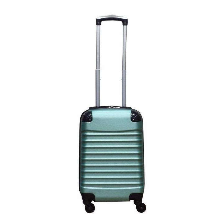 Versatile green 2-piece hardshell luggage set for all your travel needs, from carry-on to checked.