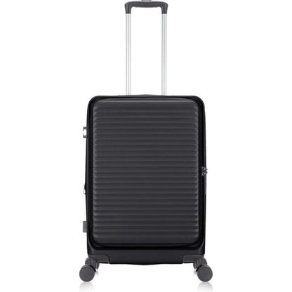 Wheeled 2-piece hardshell luggage set with easy maneuverability & a dedicated laptop compartment.