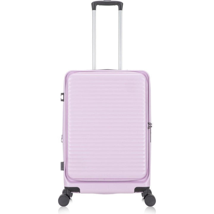 Secure 2-piece hardshell luggage set with TSA lock & laptop compartment, great for travel gear.