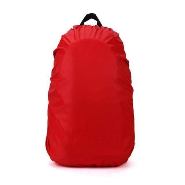 Close-up shot of the waterproof fabric of a 210D backpack rain cover, highlighting its weatherproof quality