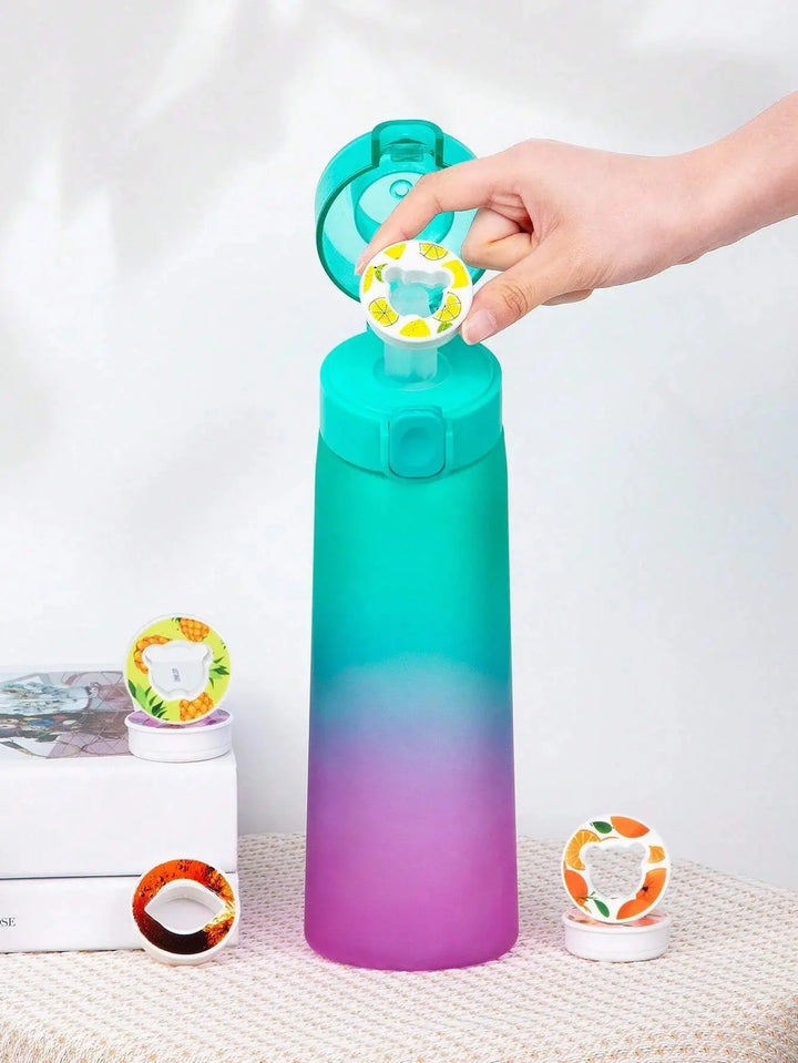 Sports bottle 22oz, innovative flavor by smell. Refillable & reusable for daily hydration.
