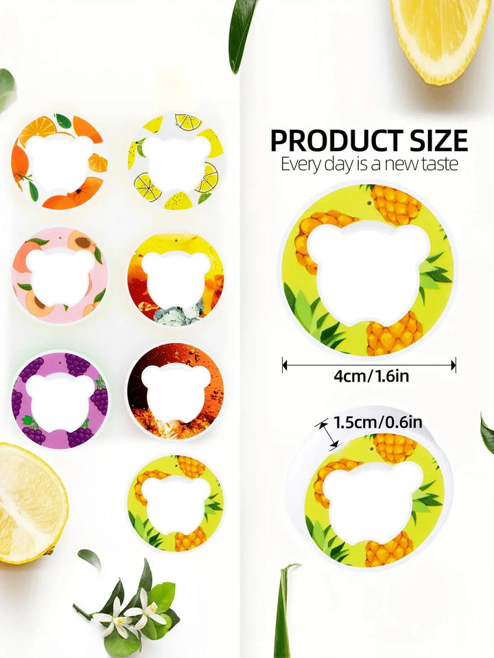 Unisex flavored water bottle, 22 fl oz. Experience taste through scent pods for wellness.