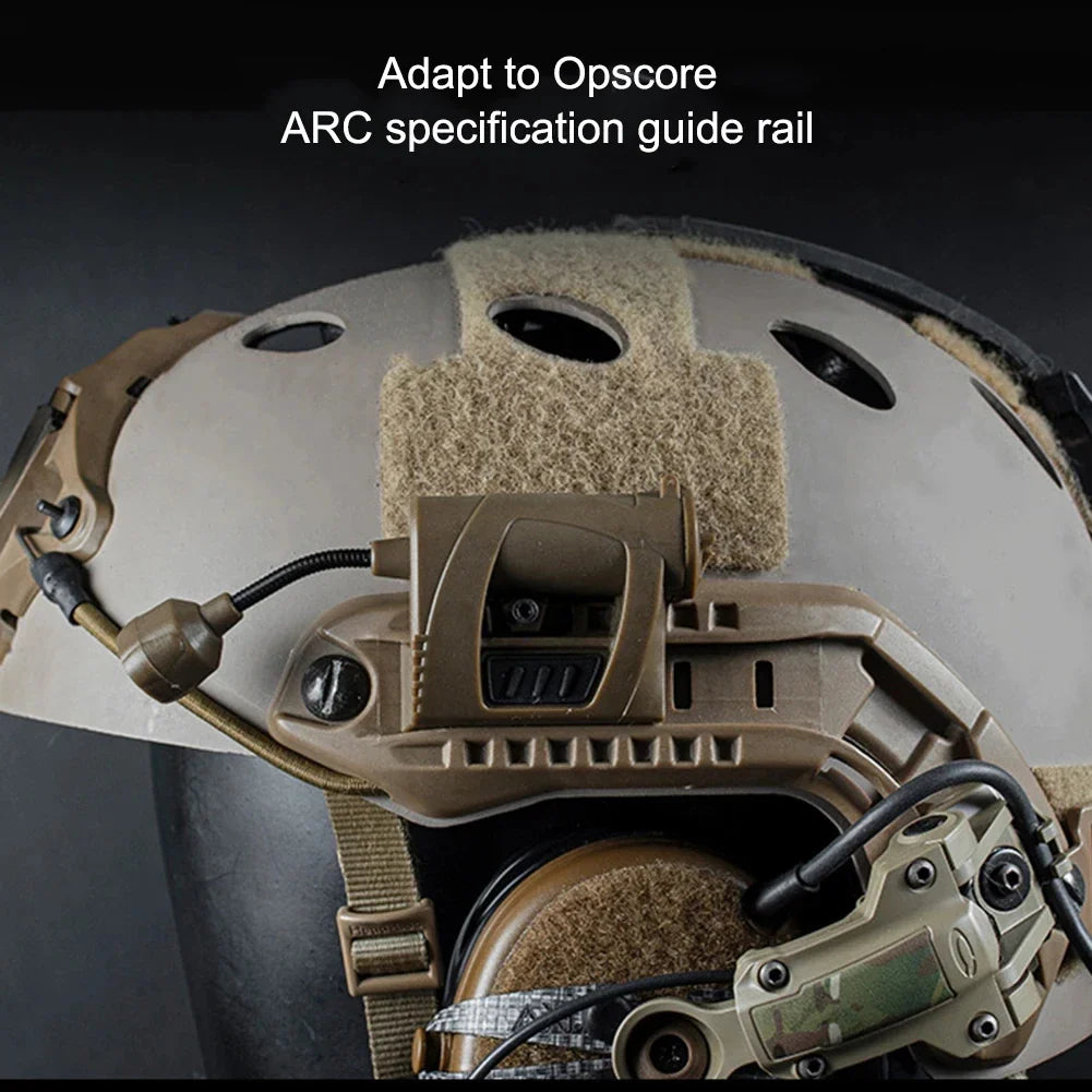 Durable nylon ABS tactical helmet light, 3 modes, attaches to helmet