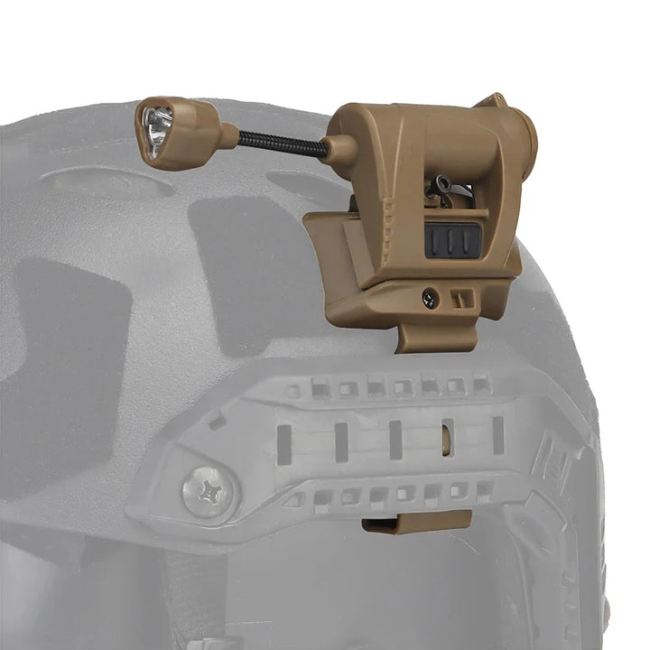 Hands-free LED outdoor lighting: 3-mode tactical helmet light, CR123A powered